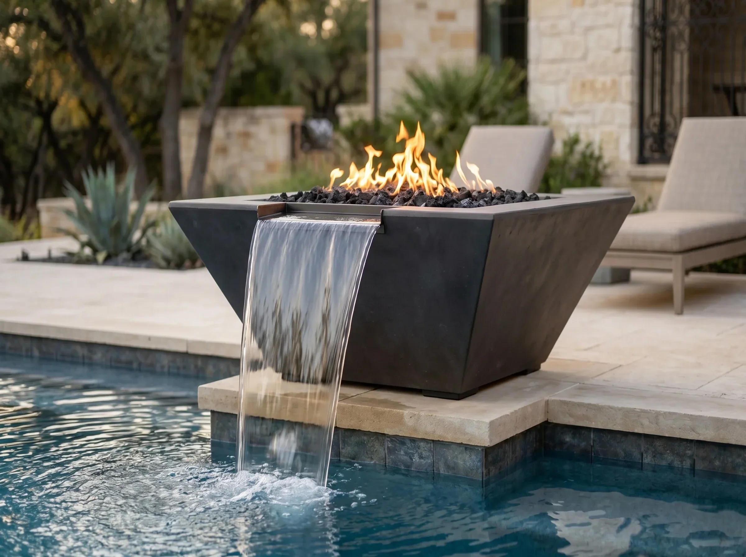 Lombard-P Tall Fire Bowl