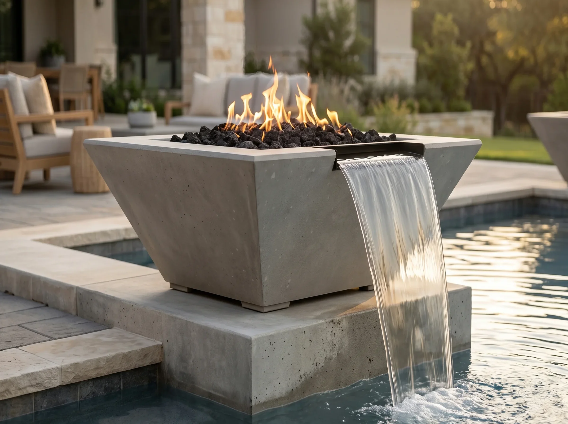 Lombard-P Tall Fire Bowl