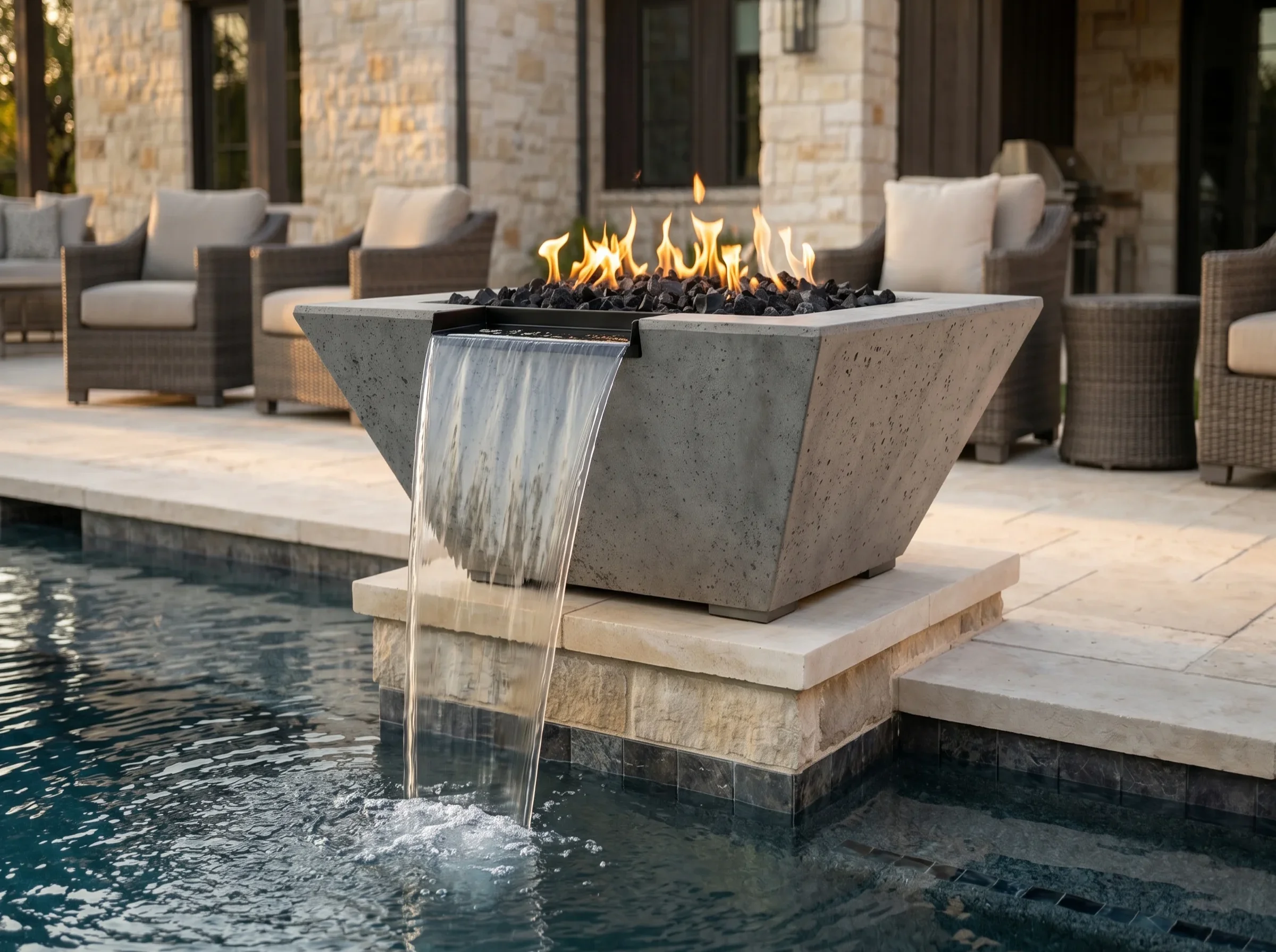 Lombard-P Tall Fire Bowl