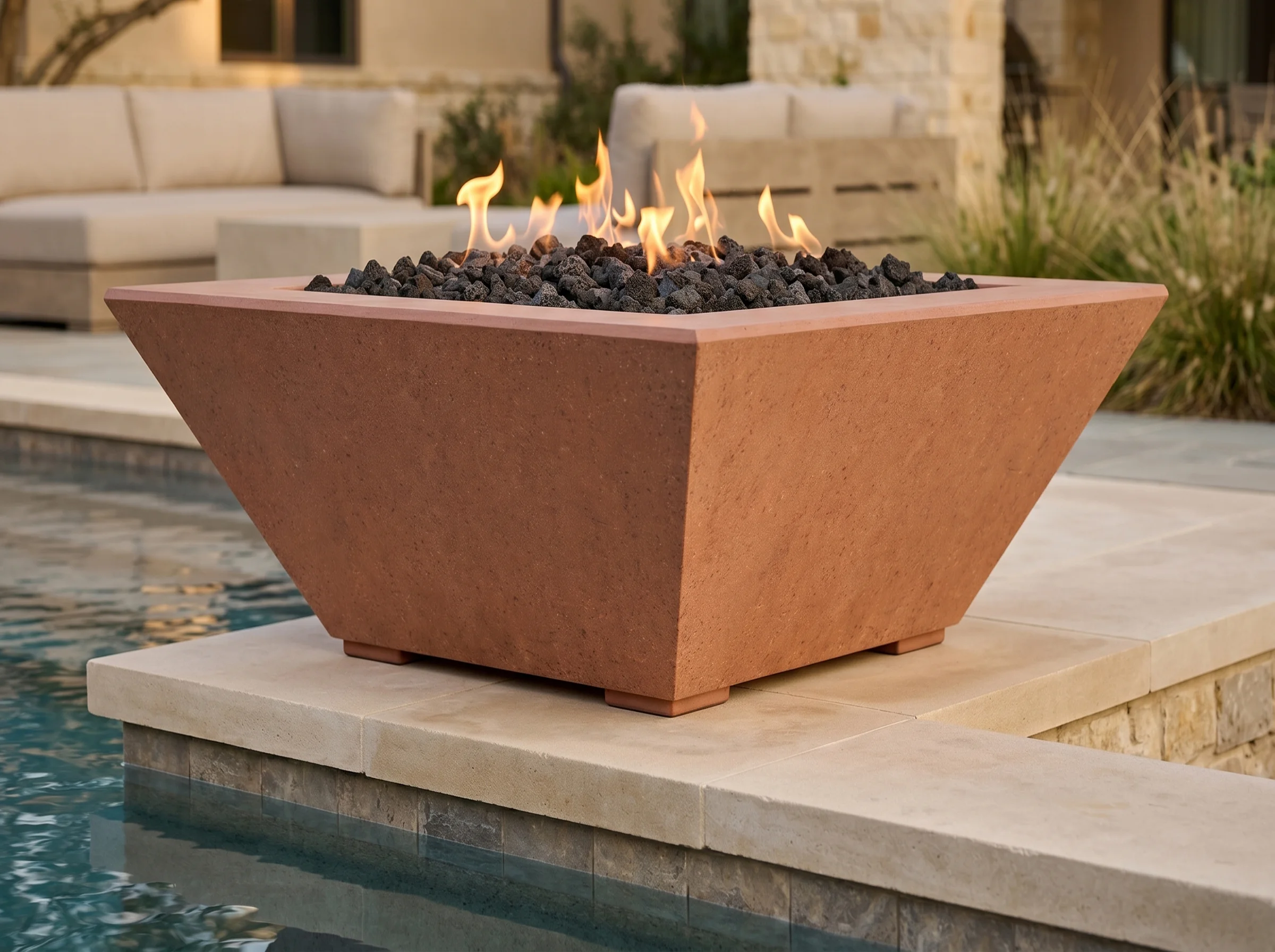 Lombard-P Tall Fire Bowl