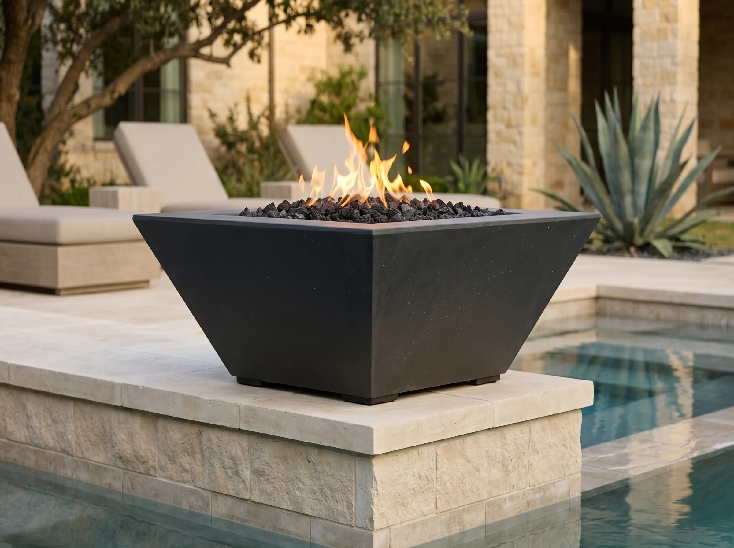 Lombard-P Tall Fire Bowl